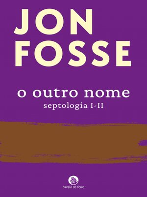 cover image of O Outro Nome. Septologia I-II